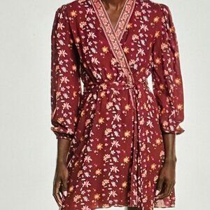 Garrie B Mini Wrap Dress Size M